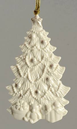 Lenox Christmas Ornament Christmas Tree W/ Presents - Boxed