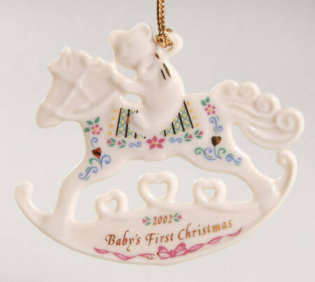 Baby's First Christmas-Rocking Horse Rocking Horse - With Box