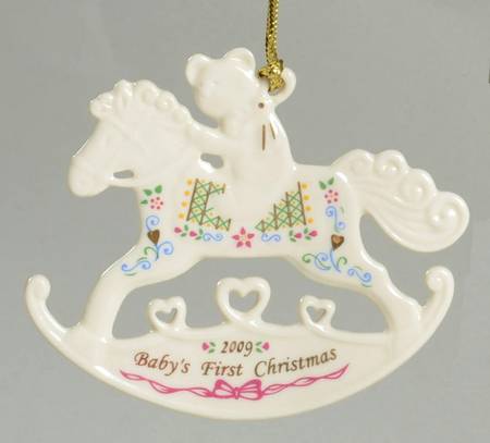 Baby's First Christmas-Rocking Horse Rocking Horse - With Box
