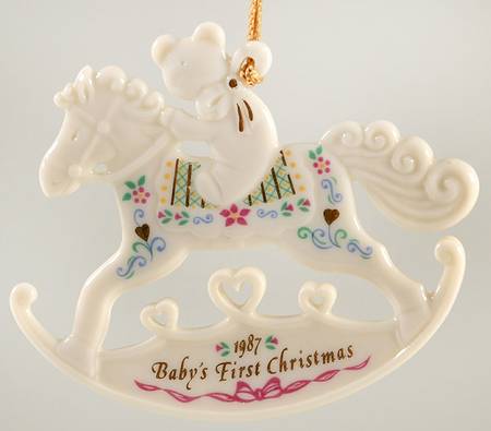 Baby's First Christmas-Rocking Horse Rocking Horse - With Box