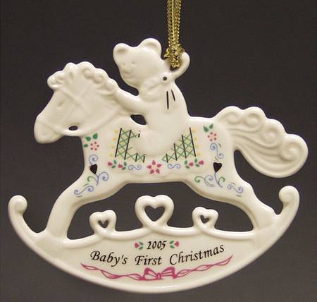 Baby's First Christmas-Rocking Horse Rocking Horse - Boxed
