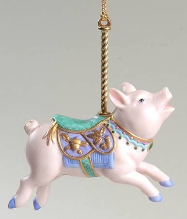 Carousel Animal Pig - Boxed