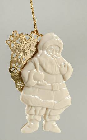 Christmas Gold Santa - Boxed