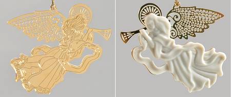 Christmas Gold Heralding Angel - Boxed