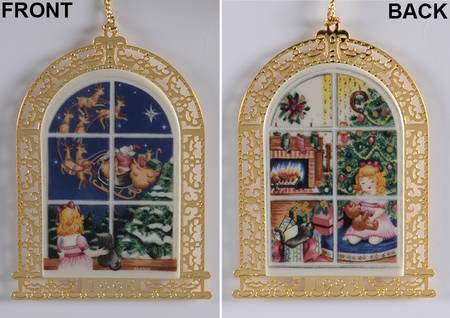 Christmas Windows 1995-Santa's Sleigh - With Box