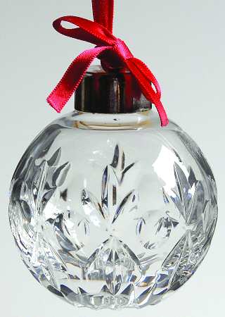 Crystal Ball Ornament Fan & Dot Cut - Boxed