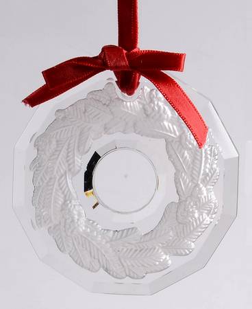Crystal Christmas Ornament Wreath - Boxed