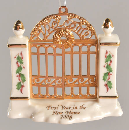 First Christmas In Our New Home 2006-Garden Gate - Boxed