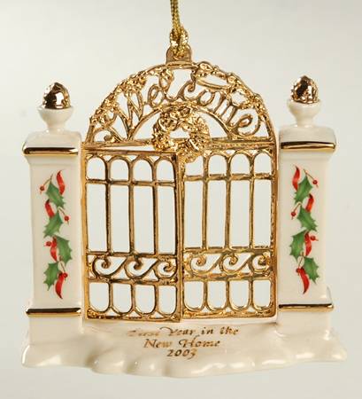 First Christmas In Our New Home 2003-Garden Gate - Boxed
