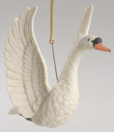 Christmas Keepsake Swan - With Box