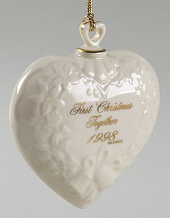 Our First Christmas Together 1998 - Heart - Boxed