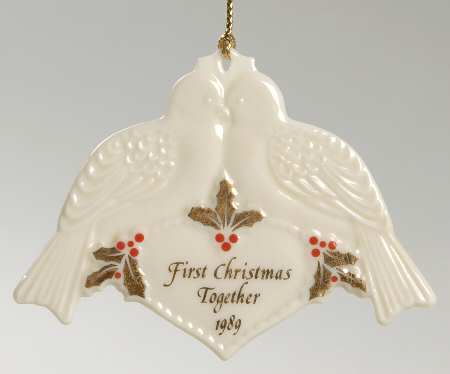 Our First Christmas Together 1989-Lovebirds - Boxed