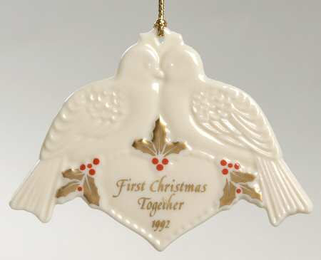Our First Christmas Together 1992-Lovebirds - Boxed