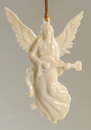 Renaissance Angels Angel With Mandolin-Glossy - With Box