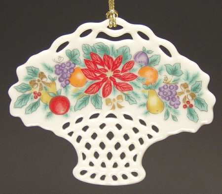 Victorian Lace Basket-Fruit - Boxed