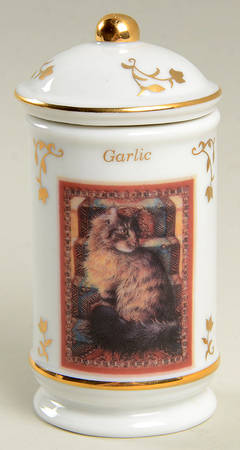 Cats of Distinction Garlic - Spice Jar Set-Ind Jar-Motif 10