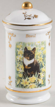 Cats of Distinction Basil - Spice Jar Set-Ind Jar-Motif 2