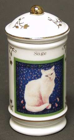 Cats of Distinction Sage - Spice Jar Set-Ind Jar-Motif 22