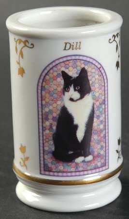 Cats of Distinction Dill-No Lid - Spice Jar-Ind Jar/Nolid-Motif9