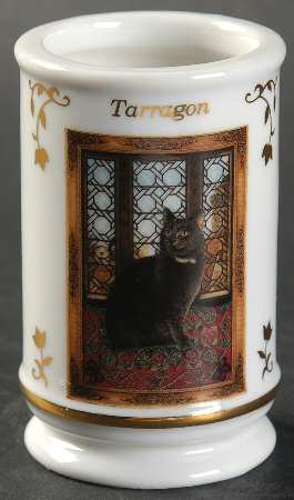 Cats of Distinction Tarragon-No Lid - Spice Jar-Ind Jar/Nolid-Motf23