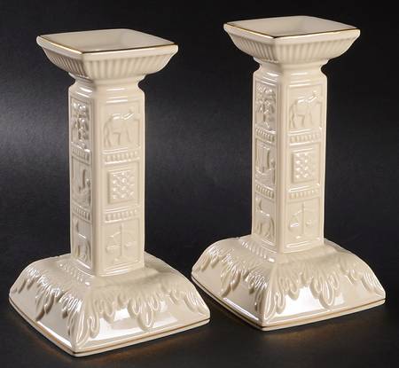 Judaic Collection Sabath Candlesticks (Pair) - (Set Of 2) Sabbath Candlesticks