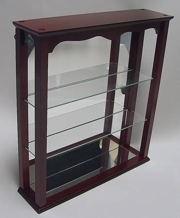 Miniature Santa Collection Wooden Display Shelf - Display Rack Wood