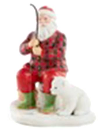 Annual Santa-Figurine Ice Fishing At The North Pole - Boxed