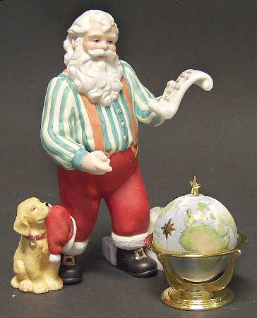 Annual Santa-Figurine Santa's Flight Plan - No Box