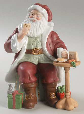 Annual Santa-Figurine Cookies For Santa - Boxed