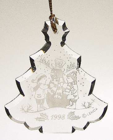 Crystal Tree Snowman - Boxed