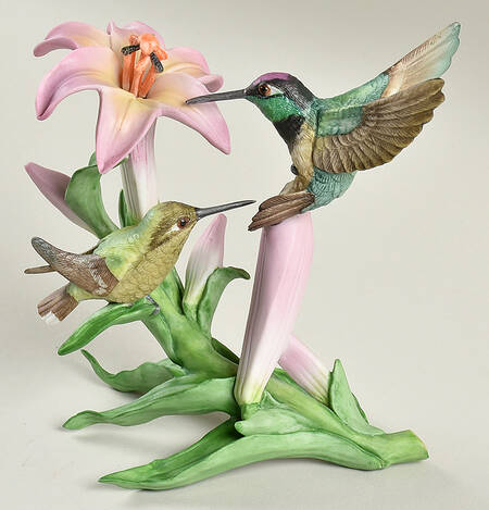 North American Bird Pairs Magnificent Hummingbirds - No Box