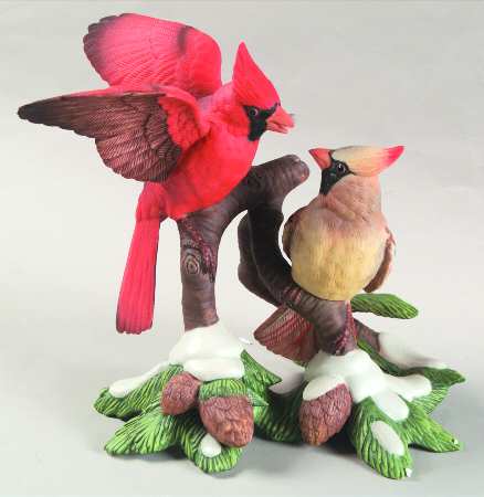 North American Bird Pairs Nature's Romance-Cardinals - No Box