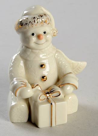 Lenox Christmas Figurine Snowy Gift - Boxed