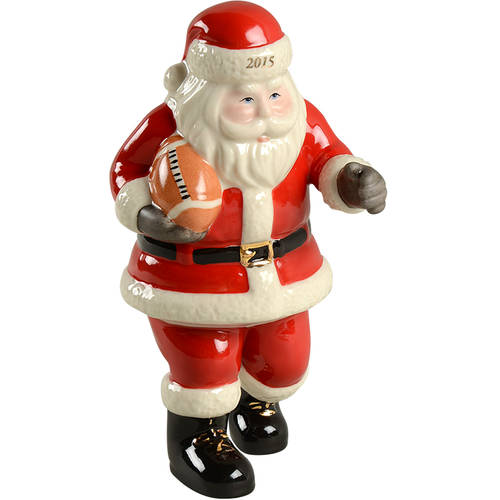 Lenox Christmas Figurine Santa Football - Boxed
