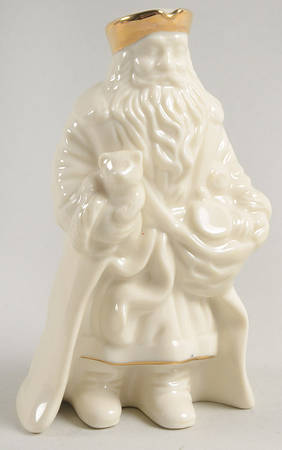 Ivory & Gold Santa Miniatures Santa With Presents - No Box