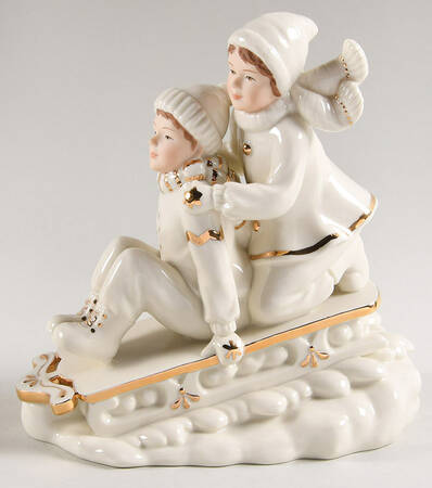 Lenox Christmas Figurine Snowy Day Celebration - Boxed