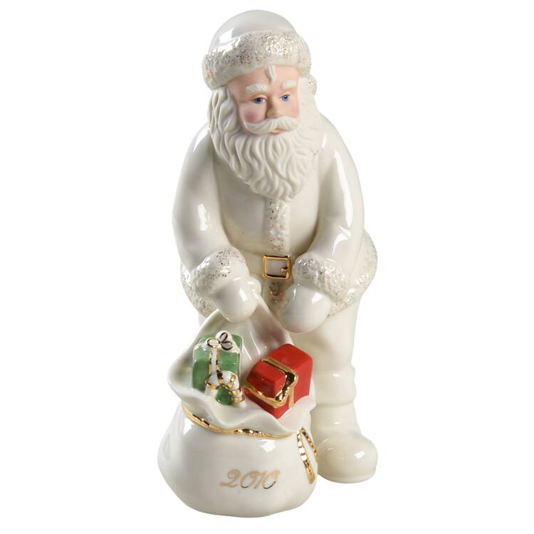 Lenox Christmas Figurine Santa With Toy Bag - No Box