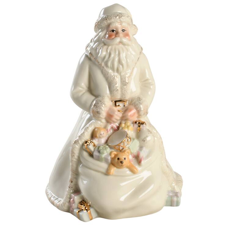 Lenox Christmas Figurine Santa And Toy Sack - No Box