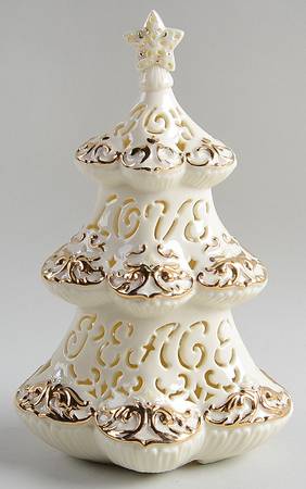 Lenox Christmas Figurine Spirit Of Christmas Lighted Tree - Boxed