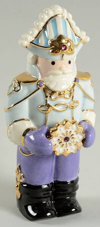 Lenox Christmas Figurine Nutcracker With Snowflake - Boxed