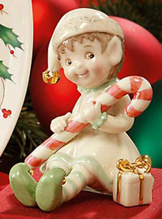 Lenox Christmas Figurine Girl Elf - Boxed