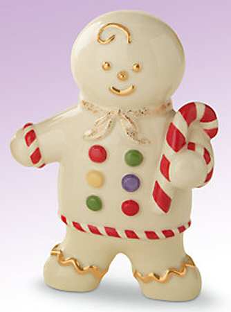 Lenox Christmas Figurine Gingerbread Boy - Boxed