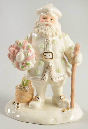 Lenox Christmas Figurine A Merry Irish Santa - Boxed