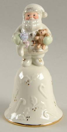 Lenox Christmas Figurine Santa's Joyous Jingle Bell - With Box 108