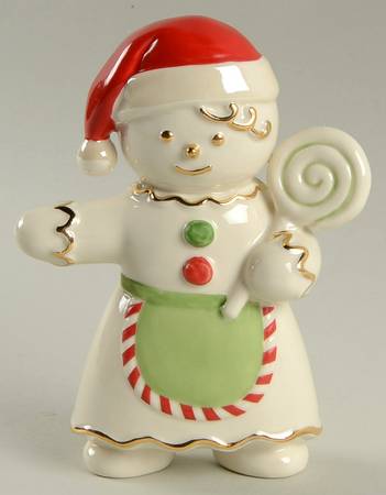 Lenox Christmas Figurine Gingerbread Girl - Boxed