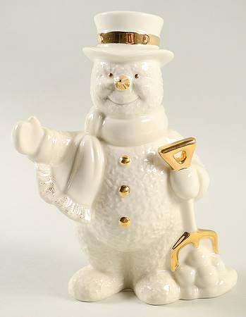 Lenox Christmas Figurine Enjoy The Season Snowman - Non Dated - Boxed