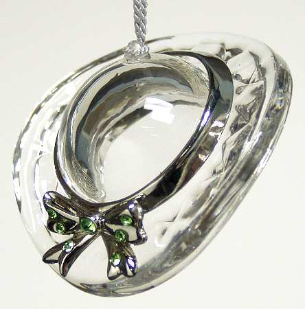 Pave Jewels-Crystal Milliner's Hat - No Box