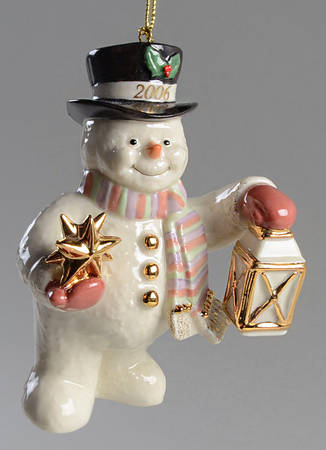 Annual Snowman-Ornament Starlight Snowman - Boxed