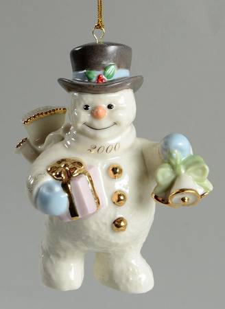Annual Snowman-Ornament Joyful Tidings - Boxed