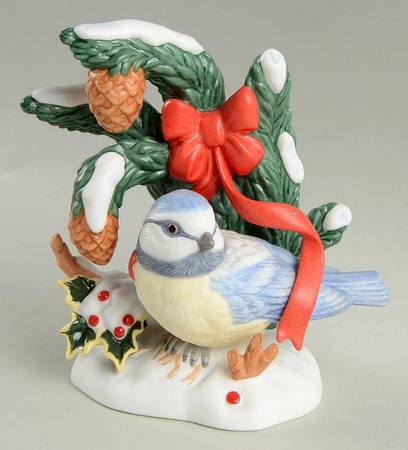Christmas Birds Christmas Blue Titmouse - Boxed